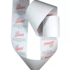 Rollo de Papel Térmico de 80x80mm 57x40mm de Una Sola Capa con Impresión de Logotipo Personalizado, Rollo de Papel para ATM y POS, 100% Pulpa de Madera, Certificado ISO9001 - Product Image 4