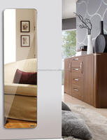 Miroir mural moderne pleine longueur pour la décoration intérieure, en verre, sans cadre, rectangulaire, auto-adhésif, combinaison de miroirs HD, miroir de vanité personnalisé