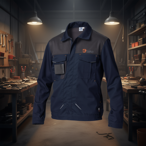 เสื้อแจ็คเก็ต Ttake Easy Workwear สีน้ำเงิน ไซส์ XS เสื้อผ้าป้องกันน้ำหนักเบา - Product Image 3