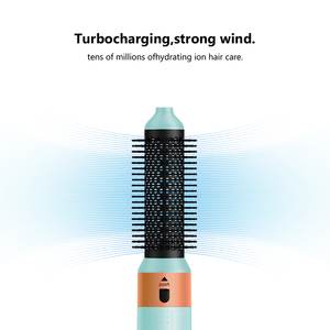 MESKY 6 en 1 Plancha de pelo profesional 110/240V 1350W Potencia Eléctrica Calentamiento rápido Peine de aire caliente - Product Image 2