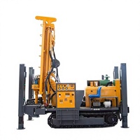 Foreuse hydraulique chenillée diesel QY260 pour puits d'eau, moteur de pompe, profondeur 260 m