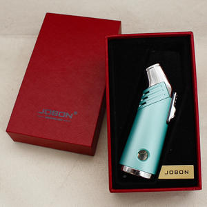 Jobon ZB-202 électronique métal coupe-vent allume-cigare avec carburant au butane-cadeau d'affaires - Product Image 4