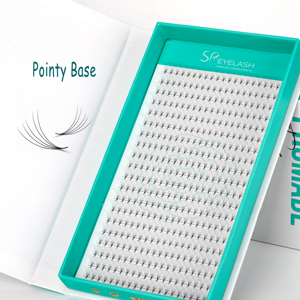 SP EYELASH 0.05 0.07 mm CC D Curl Base étroite et pointue <span class=keywords><strong>Cils</strong></span> en éventail de <span class=keywords><strong>volume</strong></span> préfabriqués 3D 5D 12D <span class=keywords><strong>Cils</strong></span> en éventail volumineux effet <span class=keywords><strong>russe</strong></span> - Product Image 3