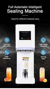 Tarro de bebida grande mquina <span class=keywords><strong>bolseadora</strong></span> sello fondo y contenedores laterales en máquina de sellado de latas para mascotas selladores de tazas de 16 oz - Product Image 3