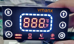 Mô-đun Màn Hình Hiển Thị Đồng Hồ <span class=keywords><strong>Lcd</strong></span> Phân Đoạn Tùy Chỉnh Thiết Kế Bảng Điều Khiển Nhiệt Độ Rộng - Product Image 2