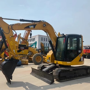 Excavadora de cadenas CAT 308C usada y confiable de 8 toneladas, con cuerpo compacto, ideal para la reparación de caminos en pueblos y la excavación en jardines. - Product Image 1