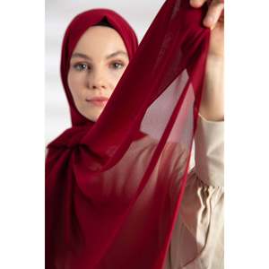Châle en mousseline - Cerise - Cerise - Product Image 1