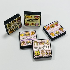 Perles focales personnalisées imprimées sans frais de moule, perles focales en silicone imprimées, ensemble de perles en silicone lumineuses à motifs de dessins animés et d'aliments, bracelet lumineux DIY - Product Image 6