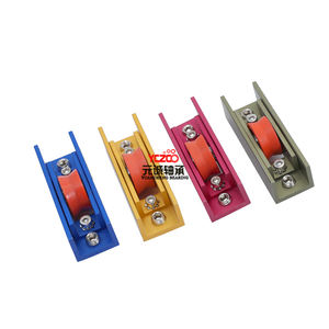 Rueda deslizante de nailon para ventanas, accesorios para ventanas, pulverización de pintura única - Product Image 2