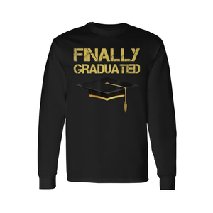 Maglietta a maniche lunghe per laureati e studenti in occasione della laurea - Product Image 2