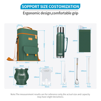 Offre Spéciale – Ensemble de Housses Personnalisables pour Tasses à Yerba Maté, Réutilisables, Imperméables, en Polyester, Portables, pour Aliments et Boissons