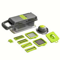 Fabrieksgroothandel Keukenaccessoires 14-in-1 Voedselsnijder Groente-uien snijder Mandoline Snijder Multifunctionele Groentesnijder