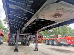 Nuovo Transauto 5 assi 60000kg carico utile contenitore pianale semirimorchio con carrello di atterraggio pesante 28t per la vendita - Product Image 6