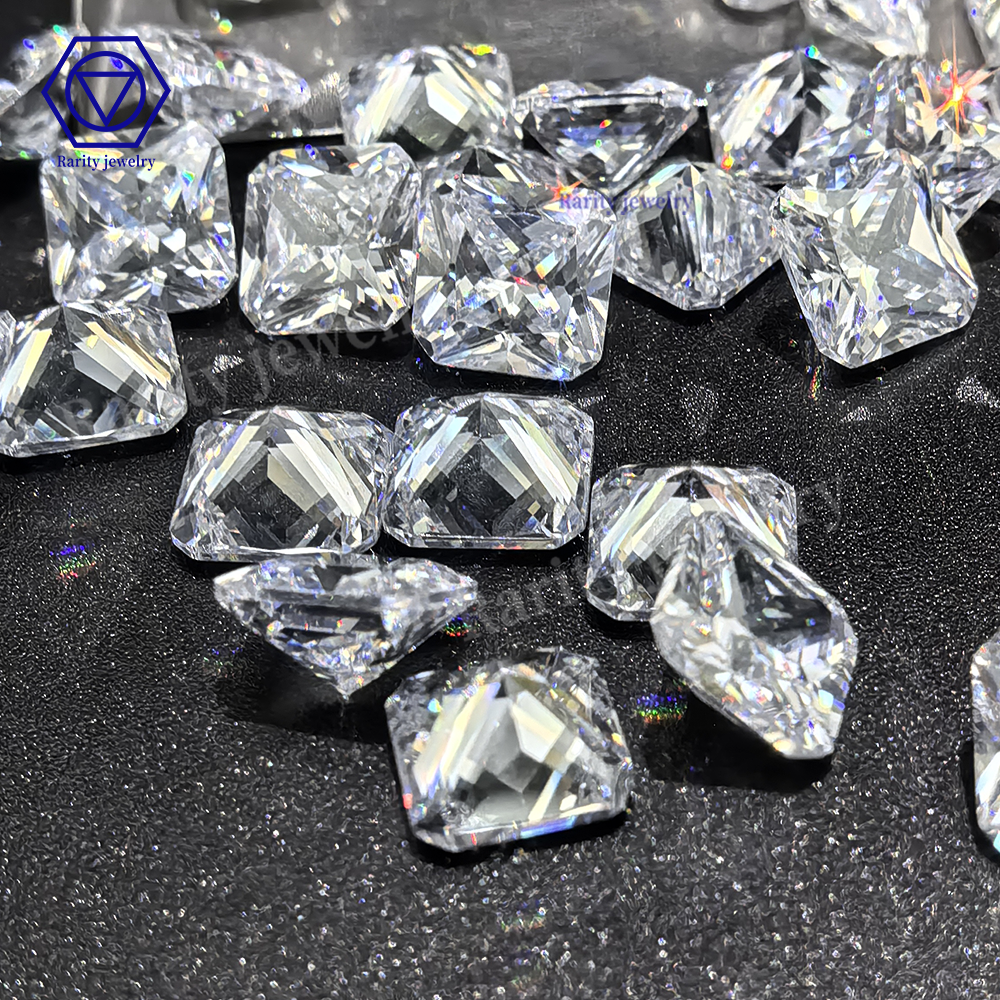 white cz gemstone cubic zirconia