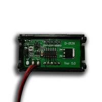 DC 5V-120V 2 cables 0,56 ''LED voltímetro Digital medidor de voltaje coche bicicleta eléctrica Volt Detector Tester Monitor