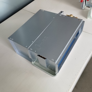 Unité de ventilation à eau froide dissimulée horizontale à 4 <span class=keywords><strong>tuyaux</strong></span>, fonctionnement silencieux, <span class=keywords><strong>avec</strong></span> moteur AC et filtre haute efficacité - Product Image 6