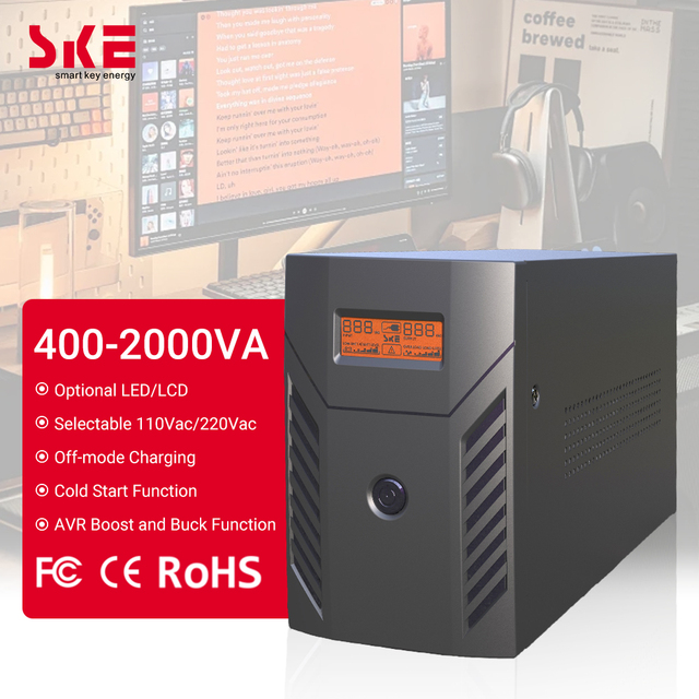 SKE 650va 1000va 1500va High Quality Offline Ups AC 200v 220v 110v Ups