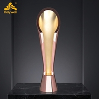 Nouvelle Arrivée 2026 – Trophée en Métal Or Rose Écologique, Gravure Personnalisée, Design Moderne, Coupe du Monde de Football, Compétition Sportive, Employé