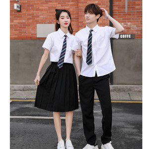 高品質な香港中学校・高校用半袖夏綿制服（学生向け） - Product Image 5