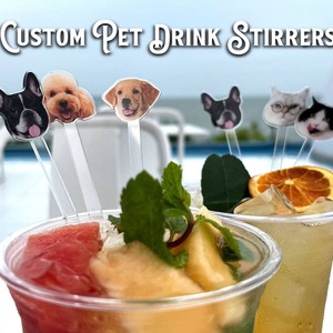 Agitateurs de cocktail personnalisés <span class=keywords><strong>en</strong></span> acrylique <span class=keywords><strong>pour</strong></span> mariage de chien, agitateurs de cocktail <span class=keywords><strong>pour</strong></span> mariage d'animaux, agitateurs de boisson <span class=keywords><strong>pour</strong></span> animaux de compagnie, Noël - Product Image 4