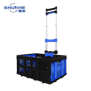 Aluminium trapkar met antislip handvat, duurzame handkar, 60 kg draagvermogen, opvouwbaar, 6-wiel handkar, OEM - Product Image 6