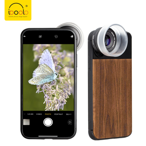 IBOOLO Smartphone Lentille Équipement Étui En Bois <span class=keywords><strong>pour</strong></span> <span class=keywords><strong>iPhone</strong></span> - Product Image 5