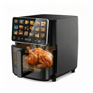 Nuova Friggitrice ad Aria Digitale in Acciaio Inox da 12L, Facile da Usare, con Schermo Touch Elettronico, 1700W, Protezione dal Surriscaldamento - Product Image 3