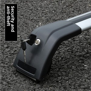 Barres <span class=keywords><strong>de</strong></span> <span class=keywords><strong>toit</strong></span> transversales en alliage d'aluminium pour SUV tout-terrain, capacité <span class=keywords><strong>de</strong></span> charge 70 kg, installation sans perçage, pour <span class=keywords><strong>coffre</strong></span> <span class=keywords><strong>de</strong></span> <span class=keywords><strong>toit</strong></span> - Product Image 3