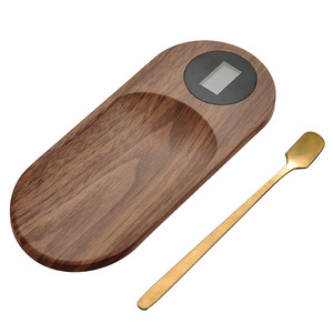 Balance électronique numérique Wuliang pour la cérémonie du thé Pu'er, petit accessoire pour le thé avec mesure précise, finition grain de bois blanc - Product Image 5