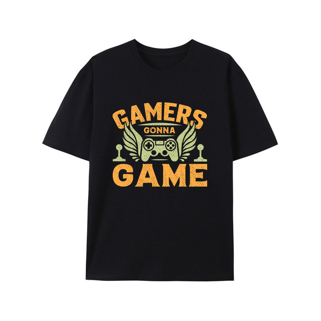 Funny Unisex Basic Breathable T-Shirts Dad Gift Graphic Tees E-Sports Wear for Men Made in USA