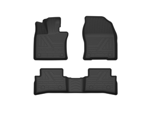 Protection contre tous les temps, tapis de sol de voiture 3D en TPE antidérapants et imperméables, ensemble complet de 3 pièces pour Crosstrek 2024 Qashqai Ranger Cargo - Product Image 2