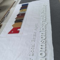 Lettres Combinées en Acier Inoxydable 304 Peintes sur Mesure en 12 Couleurs, Signalétique Intérieure de Haute Qualité, Fabrication Directe, Écologique et Installation Facile