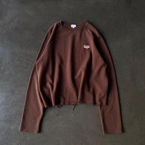 T-shirt Termica da Uomo a Maniche Lunghe Raglan in Cotone Lavorato a Nido d'Ape, Vestibilità Regular, Casual e Personalizzabile - Product Image 6