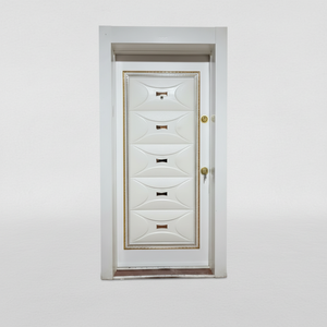 Puerta de seguridad de acero moderna antirrobo económica para hoteles, apartamentos, villas y entradas residenciales interiores - Product Image 1