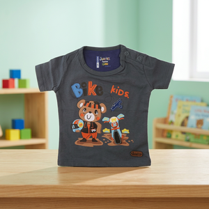 T-shirt Chase Value pour garçons de 3 à 6 mois - 100% coton jersey gris - Product Image 3