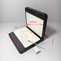 Support d'affichage OWS en acrylique transparent pour écouteurs Bluetooth sans fil intra-auriculaires de sport avec lumière LED