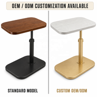 Étagère de rangement réglable en hauteur ; Étagère de rangement portable et minimaliste pour le côté du canapé
