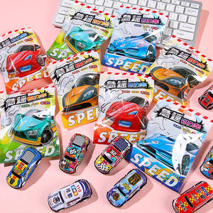 Voiture de course miniature à rétrofriction pour garçons, modèle de simulation de voiture de sport, jouet surprise en sachet, cadeau en gros - Product Image 6