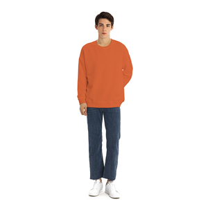 เสื้อฮู้ดดี้แบบเรียบง่าย ส่งเร็ว เสื้อสเวตเชิ้ตคอกลมทรงโอเวอร์ไซส์ - Product Image 2