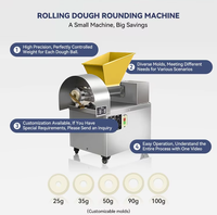 Machine électrique de portionnement et de découpe rapide de la pâte, machine à bouler la pâte de 5g à 500g, machine de portionnement et de découpe de la pâte à vendre