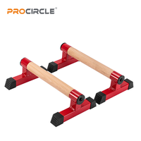 WP8003 Fitness Sport Push Up Gym Exercice Formation Solide Hêtre Paralettes En Bois Stands Push up Bars