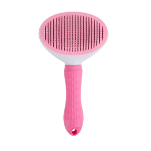 Best Seller <span class=keywords><strong>Pet</strong></span> toelettatura forniture spazzola per rimozione dei capelli pettine antiscivolo manico autopulente spazzola per cane gatto - Product Image 2