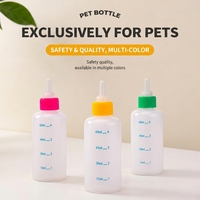 Nouvelles coupes anti-étouffement en gel de silicone à motifs solides, 60 ml/150 ml, pour chatons et chiots