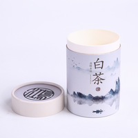Emballage personnalisé en tube de papier recyclable et tendance pour parfums et cosmétiques, impression quadricolore, pelliculage mat, boîte à thé OEM