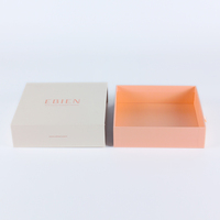 Boîte cadeau en papier rigide avec tiroir coulissant, logo personnalisé, conforme à la norme PPWR, écologique, avec ruban de tirage