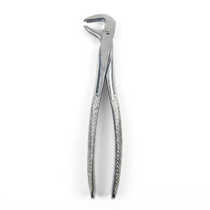 BK Industries Pince d'extraction dentaire en acier inoxydable pour molaires inférieures et dents de sagesse, instrument chirurgical manuel, argent - Product Image 1