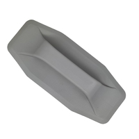 Accessoires de poignée octogonale pour bateau gonflable en PVC, noir/gris, 245x110x45mm