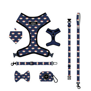 OEM kustom desainer kucing peliharaan <span class=keywords><strong>Harness</strong></span> luar ruangan berjalan kalung anjing dapat disesuaikan dan tali Fashion kustom anjing kucing <span class=keywords><strong>Harness</strong></span> Set - Product Image 2