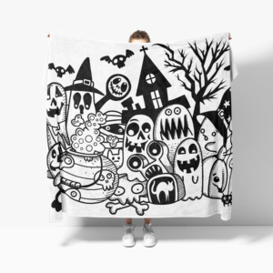 Couverture graffiti DIY 150*200CM, douce et confortable, une source d'émotions et de <span class=keywords><strong>psychologie</strong></span>, et une œuvre d'art. - Product Image 2