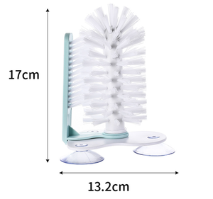 Welanworld-<span class=keywords><strong>Brosse</strong></span> de nettoyage pour bouteille d'eau en verre avec base d'aspiration, <span class=keywords><strong>brosse</strong></span> à poils, Offre Spéciale créative - Product Image 2